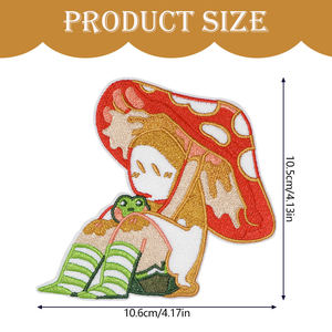 Custom Embroidery Patches Wholesale Personalized Woven Embroidered Badge Iron On Sew On Applique for Clothing <b>Jackets</b> Bags Hats - Product Image 4