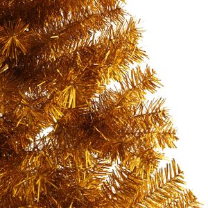 Árbol de Navidad Artificial Grande Dorado de PET, Árboles de Navidad Festivos para Decoración - Product Image 6