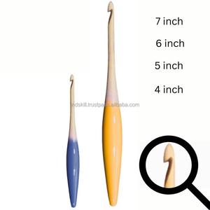 Juego de ganchos de ganchillo Material de madera 3,5mm-25mm Color personalizado teñido y pintado Vendedor experimentado de herramientas de tejer - Product Image 3