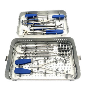 Kit de Instrumentos Ortopédicos de Alta Calidad para Columna Vertebral y Extremidades Inferiores, Juego de Instrumentos Quirúrgicos de Acero Inoxidable Alemán, Certificado CE ISO - Product Image 1