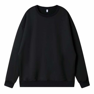 Sudadera Clásica Unisex de Cuello Redondo, Talla Grande, Color Sólido, Manga Regular, Tejido de Algodón, Estilo Casual para Otoño - Product Image 4