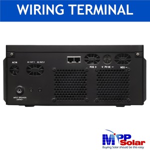 MPP PIP12kw พลังงานแสงอาทิตย์ระบบไฮดรอลิกผสมพลังงานแสงอาทิตย์ AC กับ AC อินเวอร์เตอร์แบบเดี่ยว52A 27A 500VDC คู่ MPPT 99% PURE sine WAVE เครื่องชาร์จแบตเตอรี่ - Product Image 4