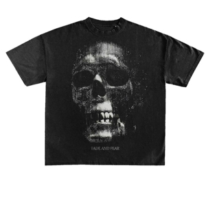 เสื้อยืดโอเวอร์ไซส์สีดำลายกราฟิกกรันจ์สไตล์วินเทจ Y2K สตรีทแวร์ ล้างสีแบบแอซิด ทรงหลวมใส่สบาย - Product Image 1