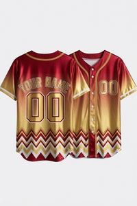 Custom Gradient Baseball Jersey Purple <b>Silver</b> Fade Chevron Pattern Personalized Name Number Full Button Team Uniform Wholesale - Product Image 2