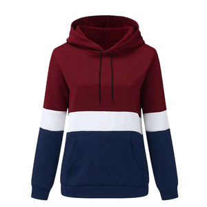 เสื้อฮู้ดซิปผู้หญิงสำหรับฤดูหนาว ระบายอากาศได้ดี ผลิตจากผ้าฝ้าย 100% คุณภาพสูง ปรับแต่งได้ แฟชั่นทันสมัย - Product Image 4