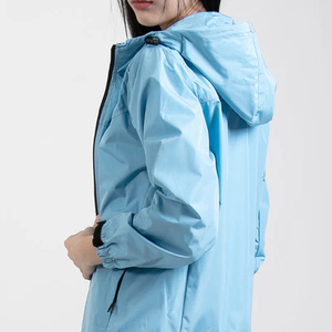 Quick Dry Eco-Friendly Outdoor Wear Polyester Lining Hooded <b>Women</b> <b>Windbreaker</b> Jacket Hot Selling <b>Women</b> <b>Windbreaker</b> Jacket - Product Image 2