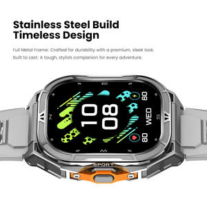 <span class=keywords><strong>Reloj</strong></span> <span class=keywords><strong>Inteligente</strong></span> Deportivo GPS de Alta Calidad X5 para Hombre, Pantalla AMOLED de 1.96 Pulgadas, Brújula, Resistente al Agua 5ATM, Monitoreo de Salud, <span class=keywords><strong>Reloj</strong></span> <span class=keywords><strong>Inteligente</strong></span> Deportivo para Exteriores - Product Image 3