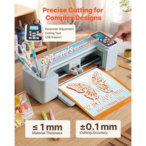 Macchina da taglio vinile con schermo touch da 12 pollici e oltre 5000 disegni integrati per la lavorazione di altri materiali, kit di strumenti - Product Image 5