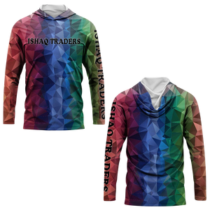 Haut de pêche performant pour homme, personnalisé, UPF 50+, pour la randonnée, le surf, la pêche sportive, chemise de protection solaire à manches longues - Product Image 3