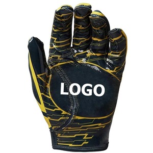 Fabricante de Guantes de Fútbol Americano, Guantes de Receptor de Fútbol con Palma de Silicona, Guantes Deportivos Ultra-Aderentes Personalizados para Jóvenes y Adultos - Product Image 6