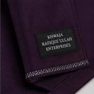 Chemises habillées décontractées pour hommes, en maille satinée, à col montant, anti-plis, à manches longues et boutonnées, en polyester/coton - Vente en gros à prix avantageux - Product Image 2