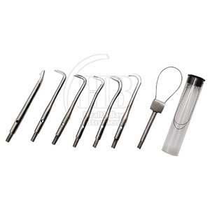 Kit de retrait de couronnes manuel de haute qualité en acier inoxydable, outils chirurgicaux dentaires ergonomiques, équipement clinique réutilisable - Product Image 3