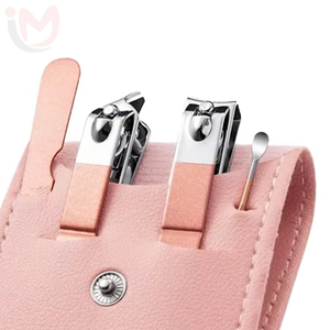 Custom High-quality 4-in-1 4PCS Stainless Steel Manicure <b>Set</b> Mini Portable <b>Nail</b> Clippers <b>Nail</b> Trimmer - Product Image 2