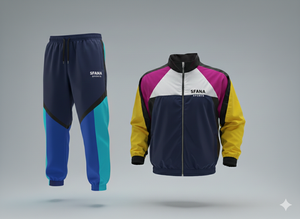 Just Arrival Lightweight Customizable Autumn <b>Tracksuit</b> Set Made 100% Polyester Unisex Adults Breathable Quick Dry Full Length - Product Image 3