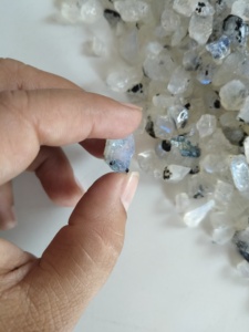 Lote de Piedras Preciosas de Piedra Lunar Púrpura Natural en Bruto, 1 Lote de Gemas de Red Mountain para la Elaboración de Joyas - Product Image 2