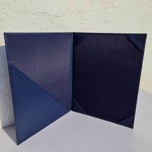 <b>A4</b> Size PU <b>Leather</b> Diploma Cover Non-Padded Certificate Holder for Graduation Certificate - Product Image 4