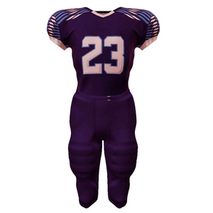 Uniforme de football américain sur mesure de la série Elite, imprimé OEM, grande taille, avec logo en twill cousu de qualité supérieure, pour match et entraînement. - Product Image 1
