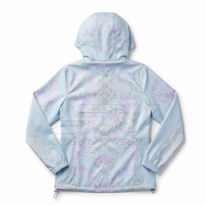 Premium <b>Women</b> Windbreaker <b>Jacket</b> Hooded <b>Lightweight</b> Outdoor Sportswear Breathable Fabric Full Zip Casual Fit With Pockets - Product Image 2