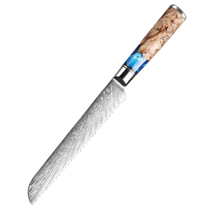 LEGACY BLADES Juego de Cuchillos de Chef de Damasco Hechos a Mano de Primera Calidad, 67 Capas, Duraderos y Sostenibles, 7 Piezas, Afilados, Ambidiestros, de Hoja Recta - Product Image 2