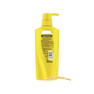 Shampoo Sunsilk Force et Brillance, Soin des Cheveux Lisses et Soyeux, Savon Liquide 337ml, Bouteille Pompe Jaune - Product Image 2