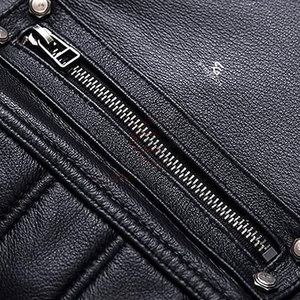 Gilet en cuir véritable pour homme, style motard, vente en gros ODM, veste sans manches personnalisée pour adultes, vêtement d'extérieur vintage décontracté de qualité supérieure 2026 - Product Image 6