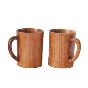 Taza ecológica de bambú natural estilo Zen asiático con asa, hecha a mano, para café o té, 170 ml, para el hogar o restaurantes - Product Image 3