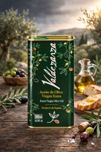 Huile d'olive extra vierge espagnole Valdezarza 500 mL, boîte métallique, lot de 12 boîtes, qualité supérieure, meilleur prix pour les acheteurs américains uniquement - Product Image 4