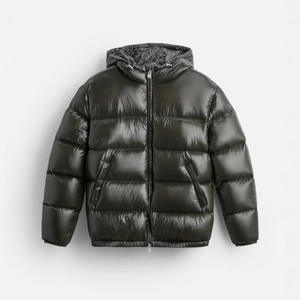 Men Hooded Winter Puffer Jacket Premium Outerwear Wholesale Bulk Supply Factory - Product Image 3
