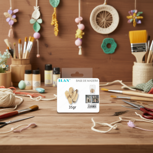 Base Ovale in Legno Ilan 35 Gr per Progetti Artigianali - Product Image 2