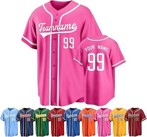 เสื้อเบสบอลคอวีปรับสายได้ พิมพ์ลายดิจิตอล ระบายอากาศได้ดี ไซส์ใหญ่พิเศษ ผลิตตามสั่ง ผ้าโพลีเอสเตอร์ 100% แห้งเร็ว - Product Image 3