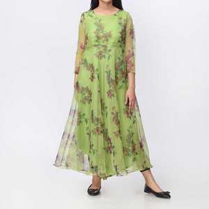 Robe de cocktail imprimée en organza 1 pièce Chemise PS3840 - Product Image 3