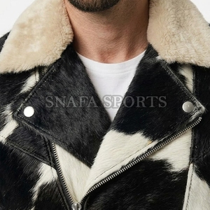 100% Breathable Cowhide <b>Leather</b> Motorbike <b>Jacket</b> For Men Made In Best Material Hair on <b>Leather</b> <b>Jackets</b> Available In Custom Colo - Product Image 6