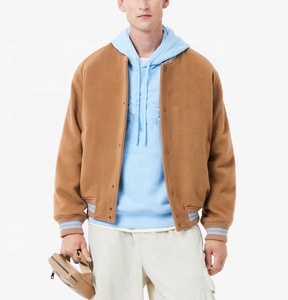 Veste de style universitaire de haute qualité OEM, nouvelle mode, respirante, avec broderie décorative pour hommes - Product Image 5