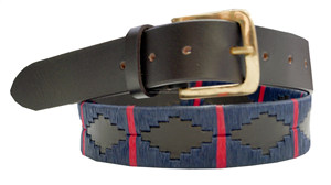 Ceinture Polo en Cuir Véritable Personnalisée pour Hommes, Broderie à la Main, Ceinture Gaucho en Cuir de Vache Véritable, Fabricant en Gros de Sacs et Étuis LPB-0047 - Product Image 5