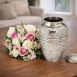Ataúd Metálico de Alta Calidad para Funerales, Estilo Americano, Urnas para Cenizas, Exhibición de Condolencias - Product Image 1