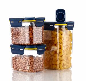Contenants de stockage alimentaire en plastique transparent hermétiques, organiseur de réfrigérateur, ensemble hermétique pour la cuisine - Product Image 1