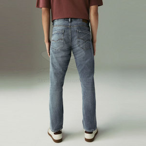 Jean Homme Personnalisé Léger Décontracté à Boutons 100% Coton Écologique Respirant Coupe Slim Haute Qualité – Grande Vente - Product Image 3