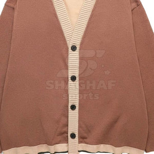 Cardigan pour homme en tissu doux à manches longues, tenue quotidienne confortable, coupe ajustée, facile à porter, cardigan décontracté pour homme - Product Image 3
