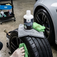 Revêtement EZ K-403 OEM certifié MSDS, revêtement liquide pour pneus en caoutchouc plastique, spray pour la protection et la brillance des voitures, VOC 0, temps de séchage de 74 heures