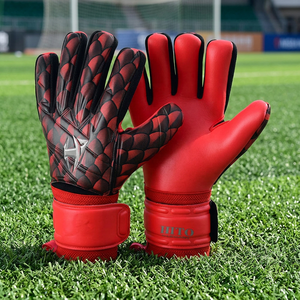 High Quality Latest Design Professional Football Goalkeeper <b>Gloves</b> with German Latex Printing Anti UV Finger Protection <b>Gloves</b> - Product Image 3