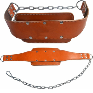 Nouvelle ceinture de musculation en cuir robuste au design dernier cri avec boucle de fermeture, ceintures de dips en cuir avec option OEM - Product Image 1