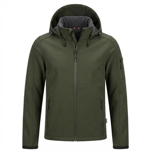 Chaqueta Deportiva Softshell de Invierno para Hombre, Impermeable, Cortavientos, Transpirable, con Cierre, Chaqueta para Exteriores con Logotipo Personalizado, Ropa Deportiva Cálida - Product Image 3