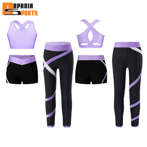 Conjuntos de Yoga Sexys y Nuevos para Mujer, Conjuntos Deportivos de Alta Calidad para Gimnasio, Ropa Deportiva Sólida, Transpirable, Elástica de 2 Piezas, Ligera, con Logotipo Personalizado - Product Image 4