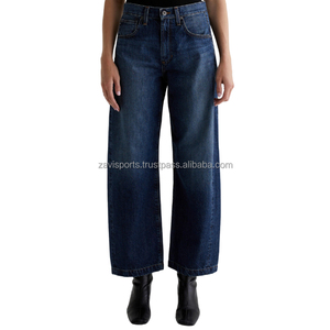 Pantalones Vaqueros Holgados para Mujer, Pantalones de Mezclilla de Pierna Ancha, Ropa de Calle Moderna, Ropa de Mezclilla Informal y Cómoda, a la Moda para Mujer - Product Image 1