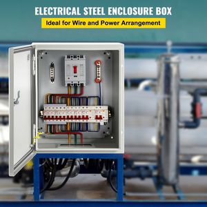 Armadio Elettrico in Metallo NEMA 4X 10 X 8 X 6FT IP66 Resistente ad Acqua e Polvere per Uso Esterno - Product Image 2
