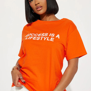 Nouvelle Collection – T-shirts Décontractés d'Hiver pour Femmes en Toile Sublimée, Manches Courtes Compressées, Col Rond, Couleur Unie, Qualité Supérieure - Product Image 2