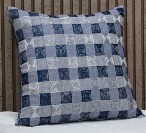 Funda de Almohada de Lino Geométrica de Lujo Bordada Personalizada, Tela Premium, Cojín Decorativo para Sofá, Decoración del Hogar, Venta al Por Mayor, Exportación - Product Image 3