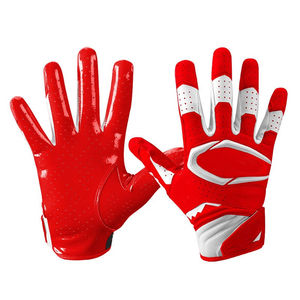 Gants de football américain de haute qualité en promotion, disponibles en différentes couleurs, avec designs personnalisés et poignées antidérapantes. - Product Image 2