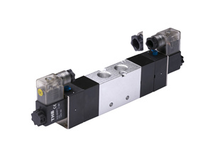 Válvula Solenoide Neumática de Aleación de Aluminio de 3 Vías y 5 Puertos THB 3/8" 5/3 - Product Image 2