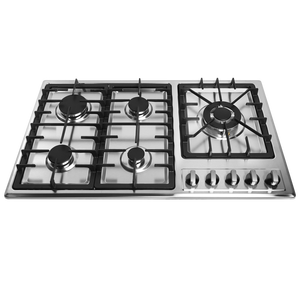 Cuisinière à gaz encastrable 5 brûleurs populaire en gros, plaque de cuisson à gaz en acier inoxydable de haute qualité fabriquée en Chine, vente chaude - Product Image 2